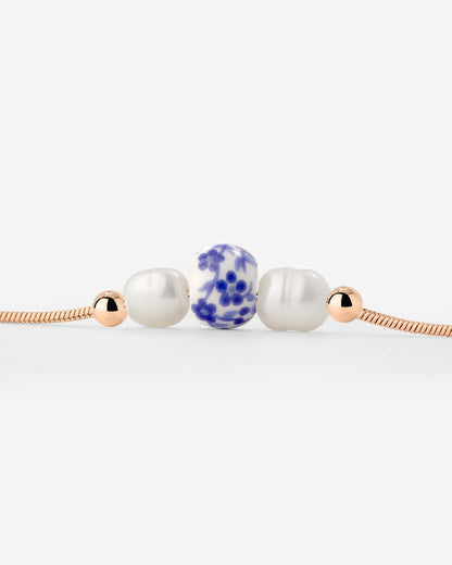 Painted Blue Bracelet