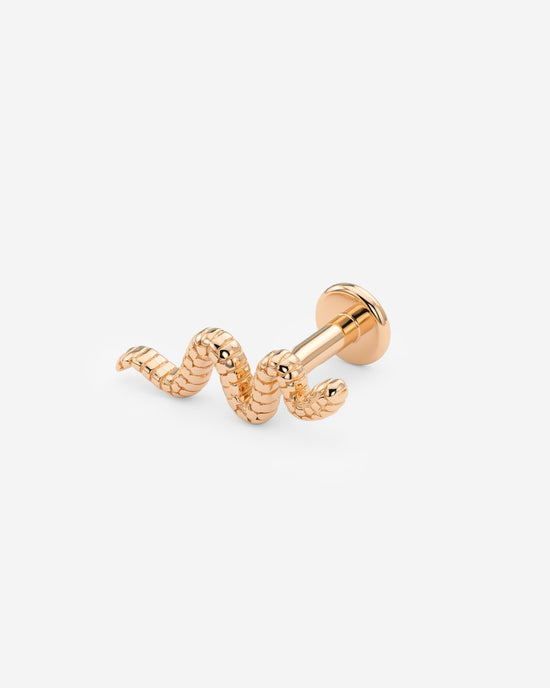 Snake Piercing Rose Gold