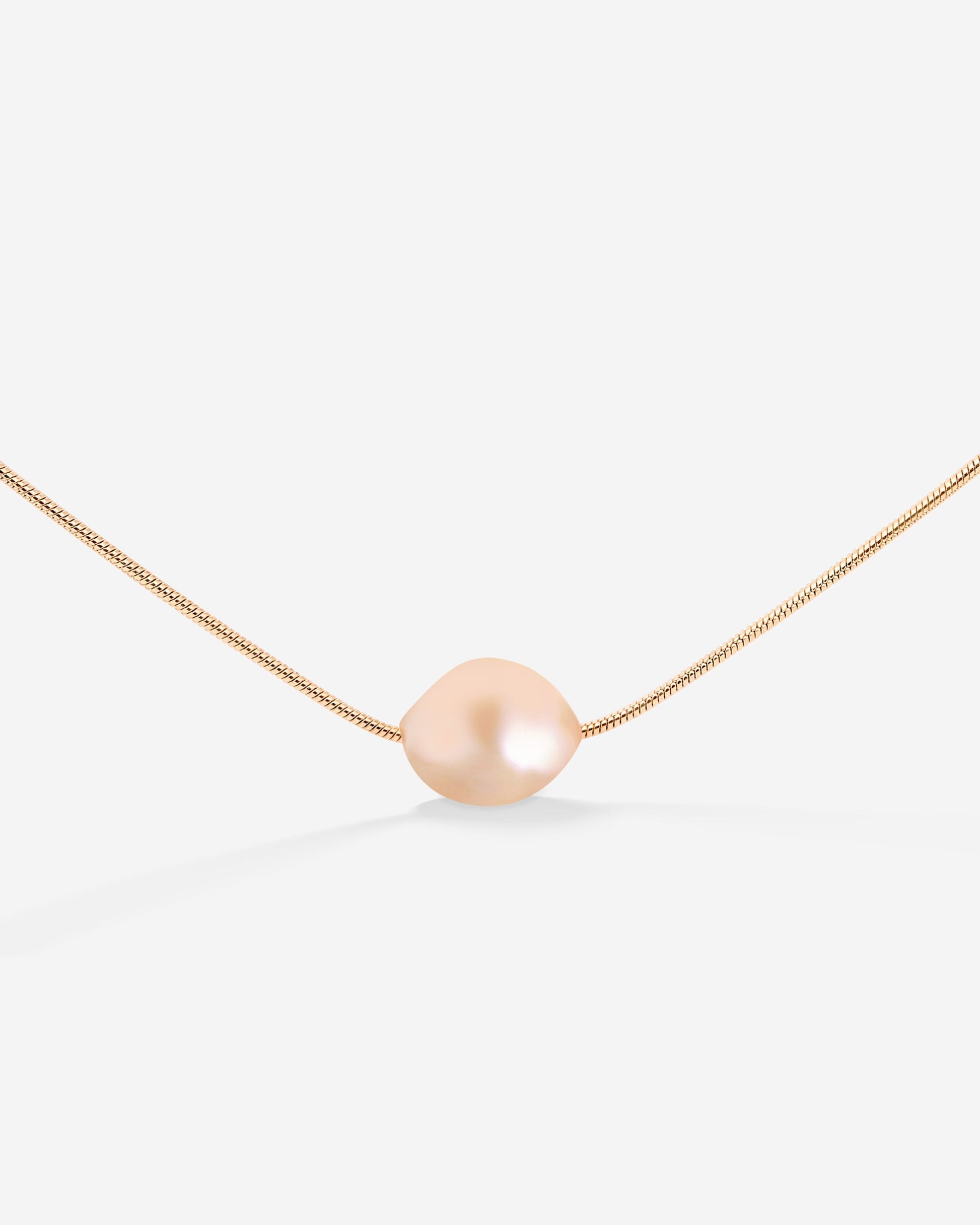 Blush Pearl Choker Rose Gold