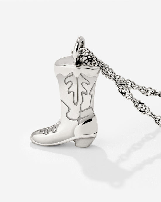 Howdy Necklace Silver