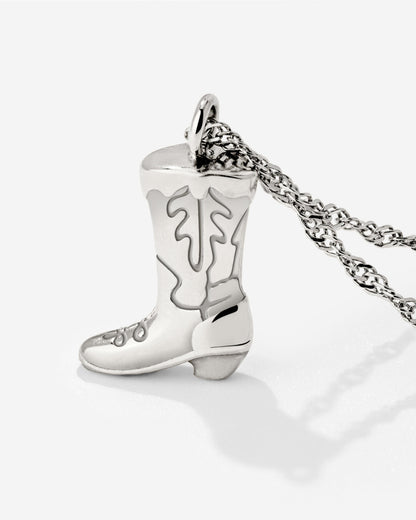 Howdy Necklace Silver