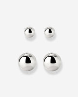 Bubbly Stud Bundle Silver