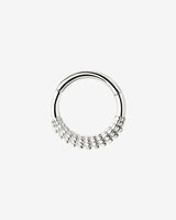 Striped Piercing Silver