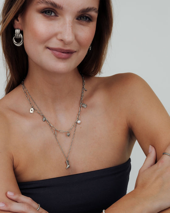 Treasure Box Necklace Silver