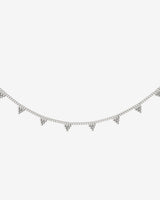 Tiny Beads Necklace Silver