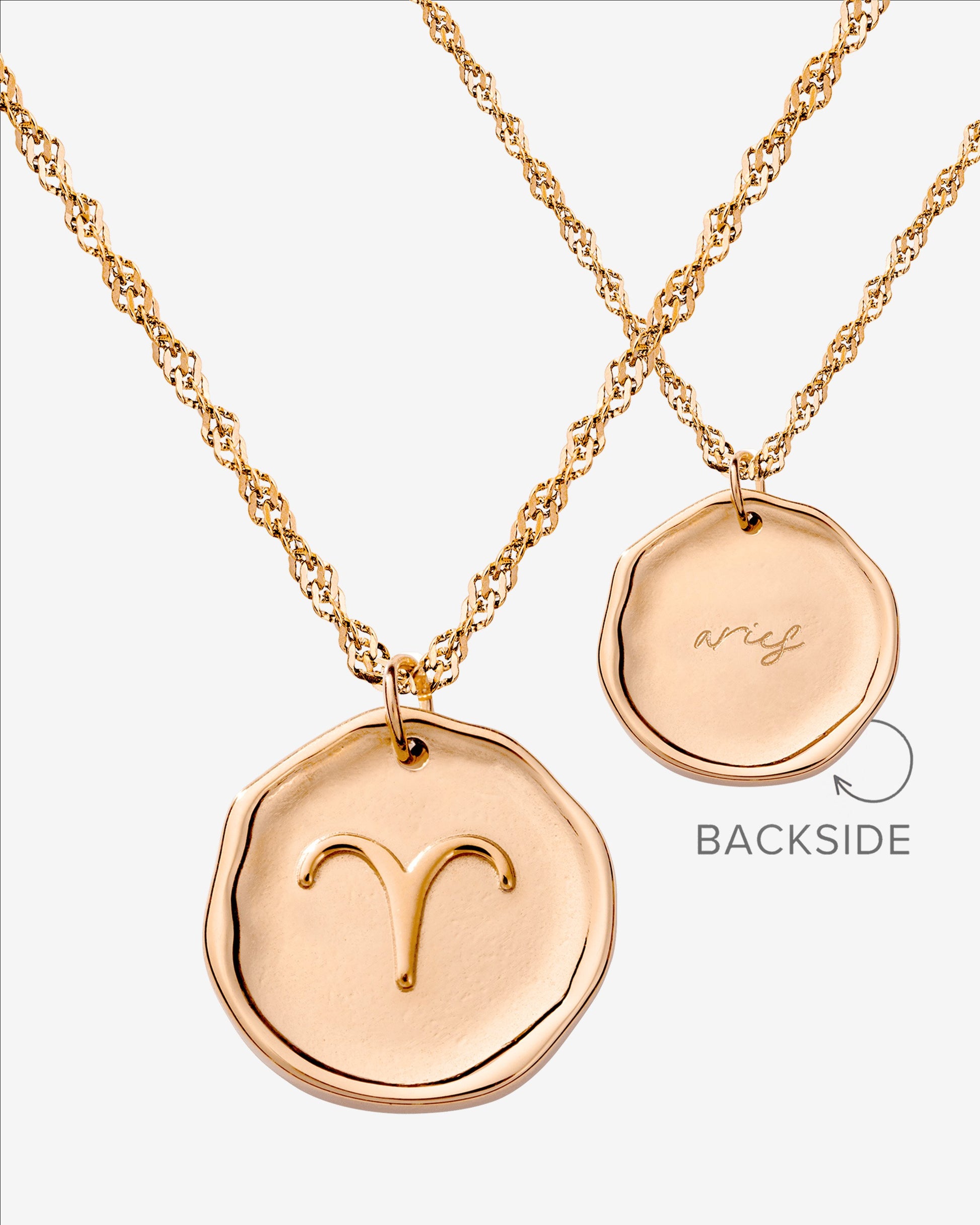 Zodiac Necklace Rose Gold