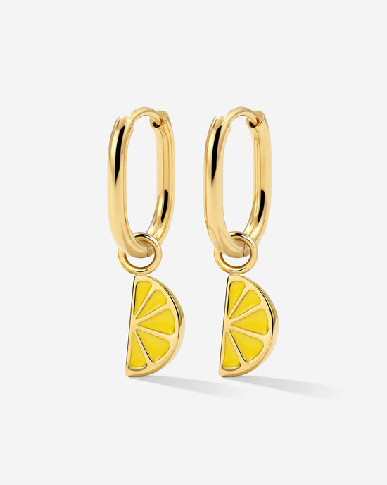 Zesty Oval Hoop Set Baby Gold