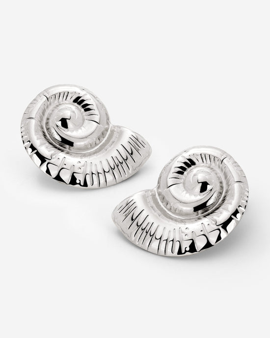 Siren's Spell Studs Silver