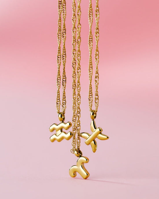 Aries Bubble Necklace Silver