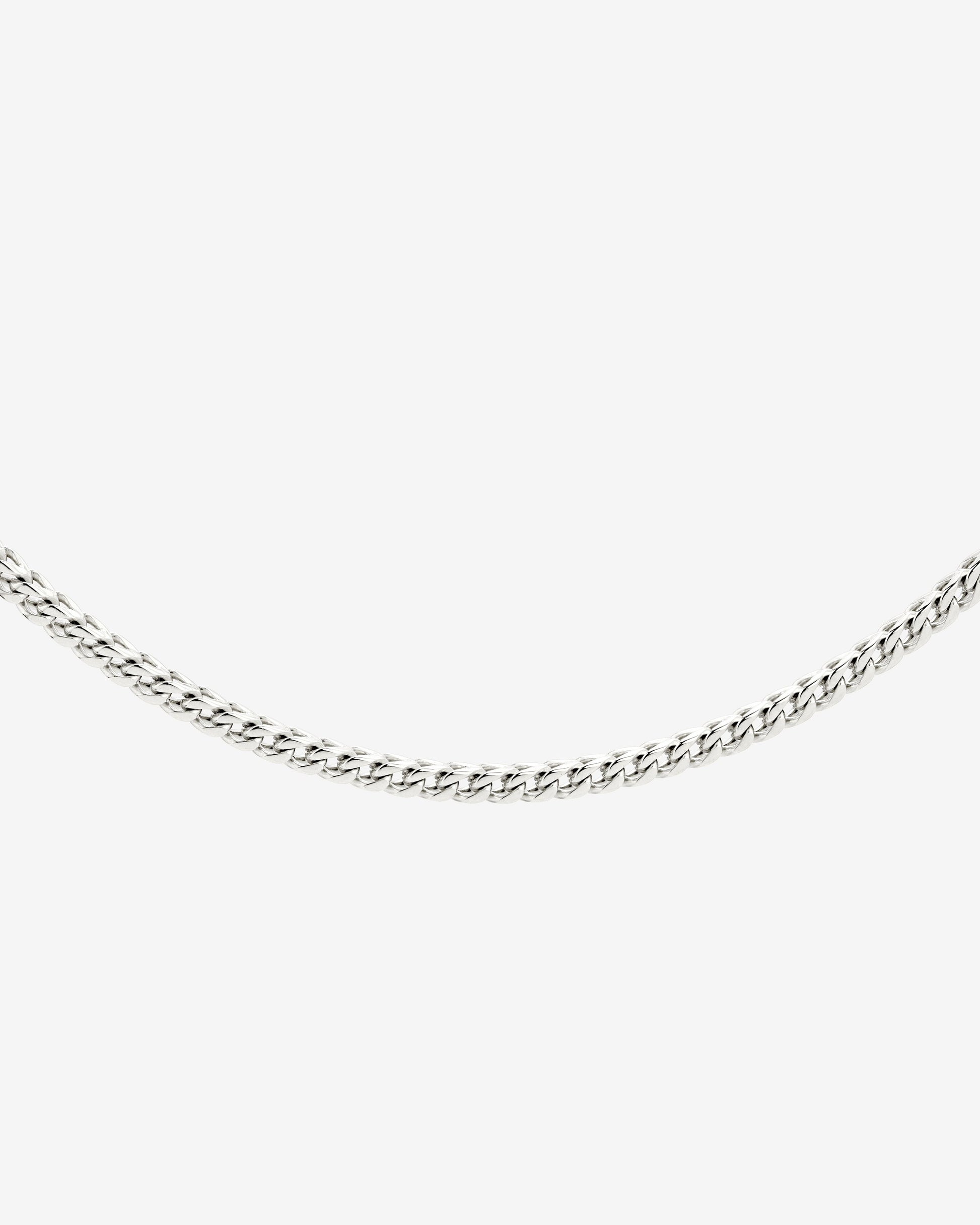 Spiga Chain Necklace Silver