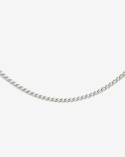 Spiga Chain Necklace Silver