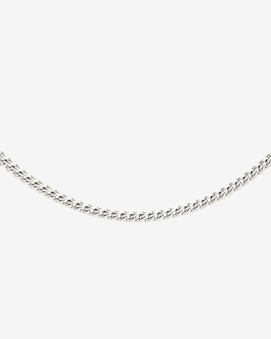 Spiga Chain Necklace Silver