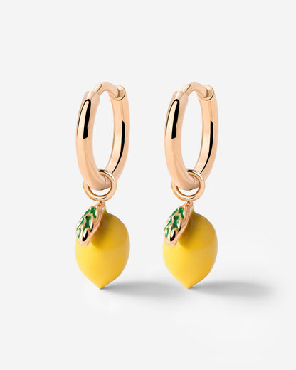Lemony Hoop Set Small Rose Gold