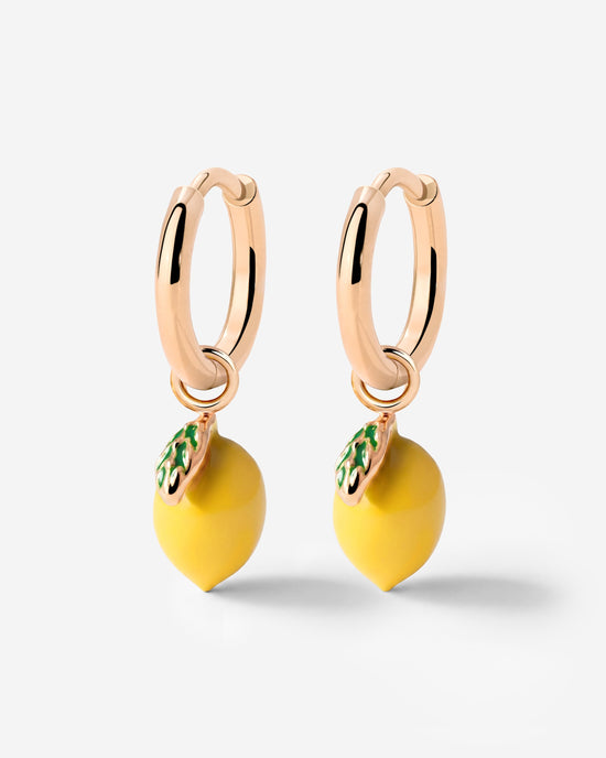 Lemony Hoop Set Small Rose Gold