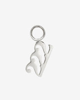 Angel Number 222 Hoop Set Small Silver