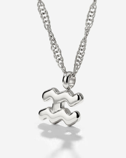Aquarius Bubble Necklace Silver