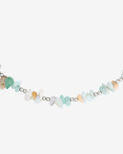 Maritime Gem Necklace Silver