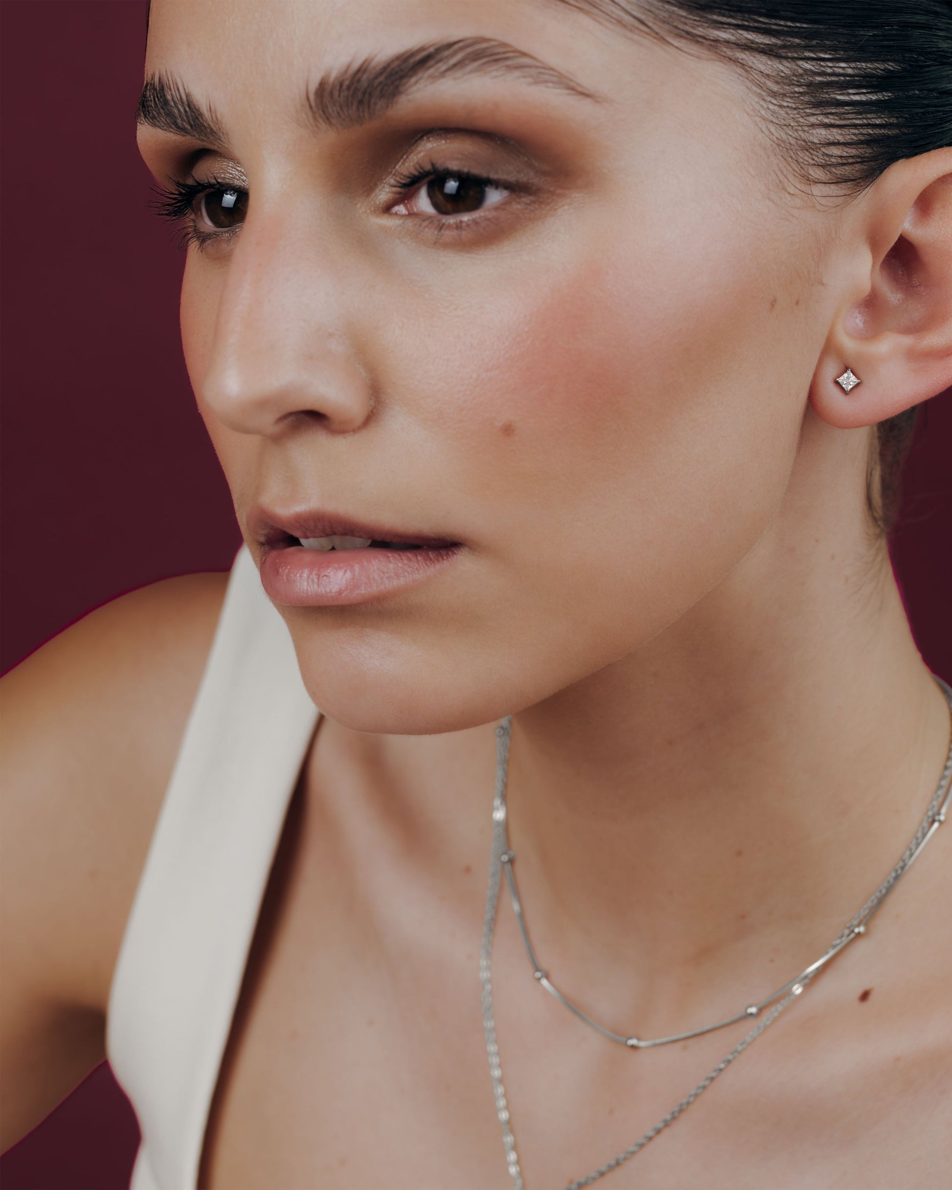 North Star Studs Silver