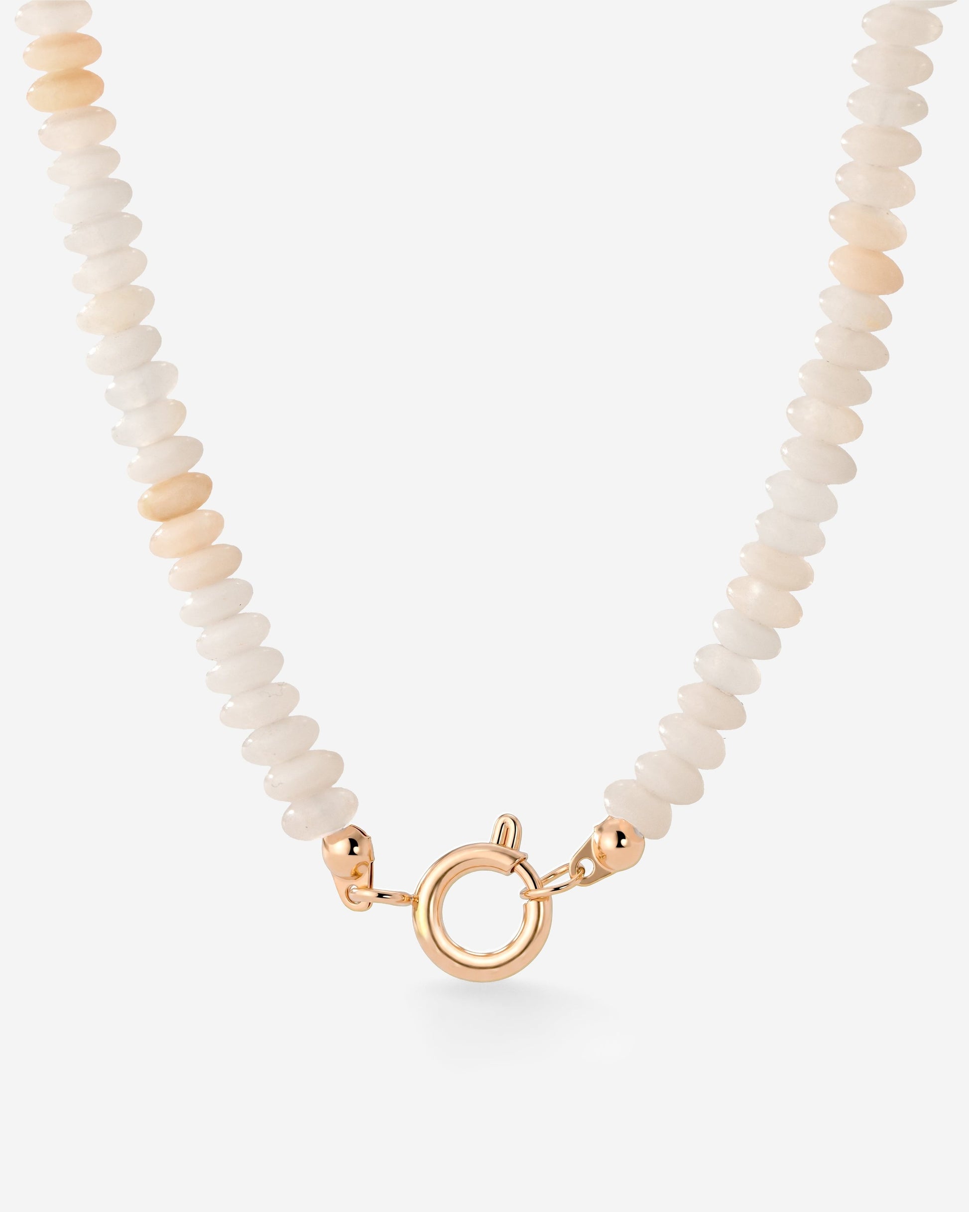 Blushstone Charm Necklace Rose Gold