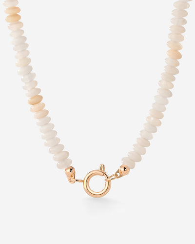Blushstone Charm Necklace Rose Gold