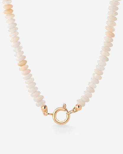 Blushstone Charm Necklace Rose Gold