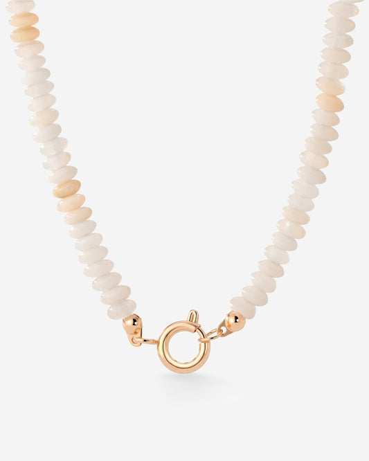 Blushstone Charm Necklace Rose Gold