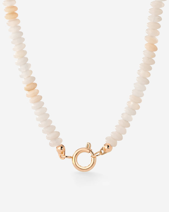 Blushstone Charm Necklace Rose Gold