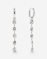 Tides of Time Hoop Set Small Silver