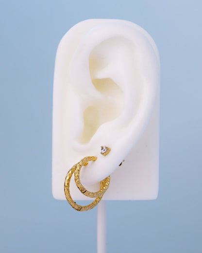 Prism Hoop Bundle Rose Gold