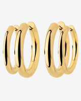 Chunky Lover Hoop Set Maxi Gold