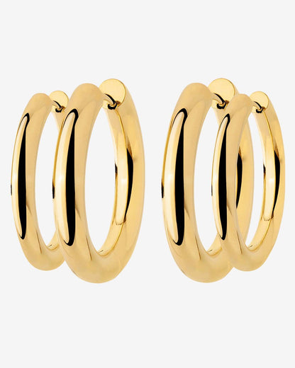 Chunky Lover Hoop Set Maxi Gold