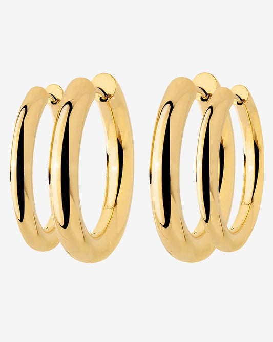 Chunky Lover Hoop Set Maxi Gold