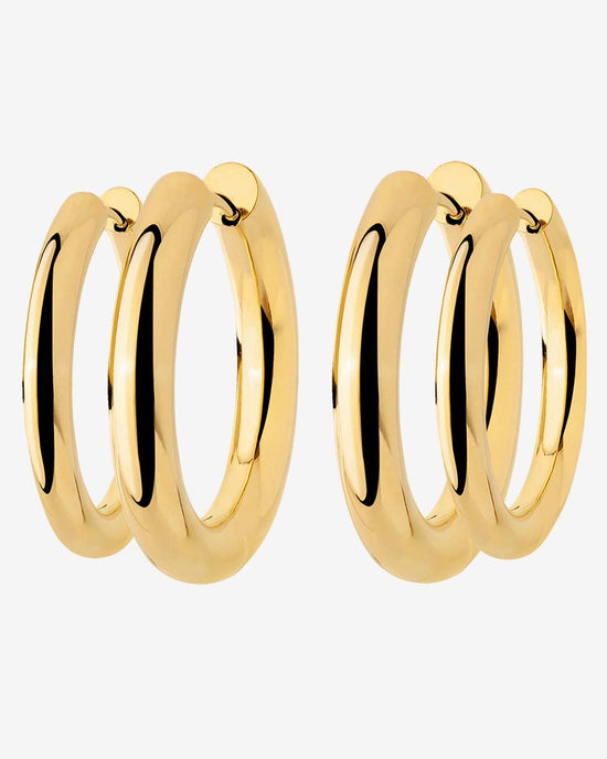 Chunky Lover Hoop Set Maxi Gold