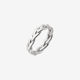 Braided Divine Ring Silver