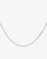 Slim Singapore Necklace Silver