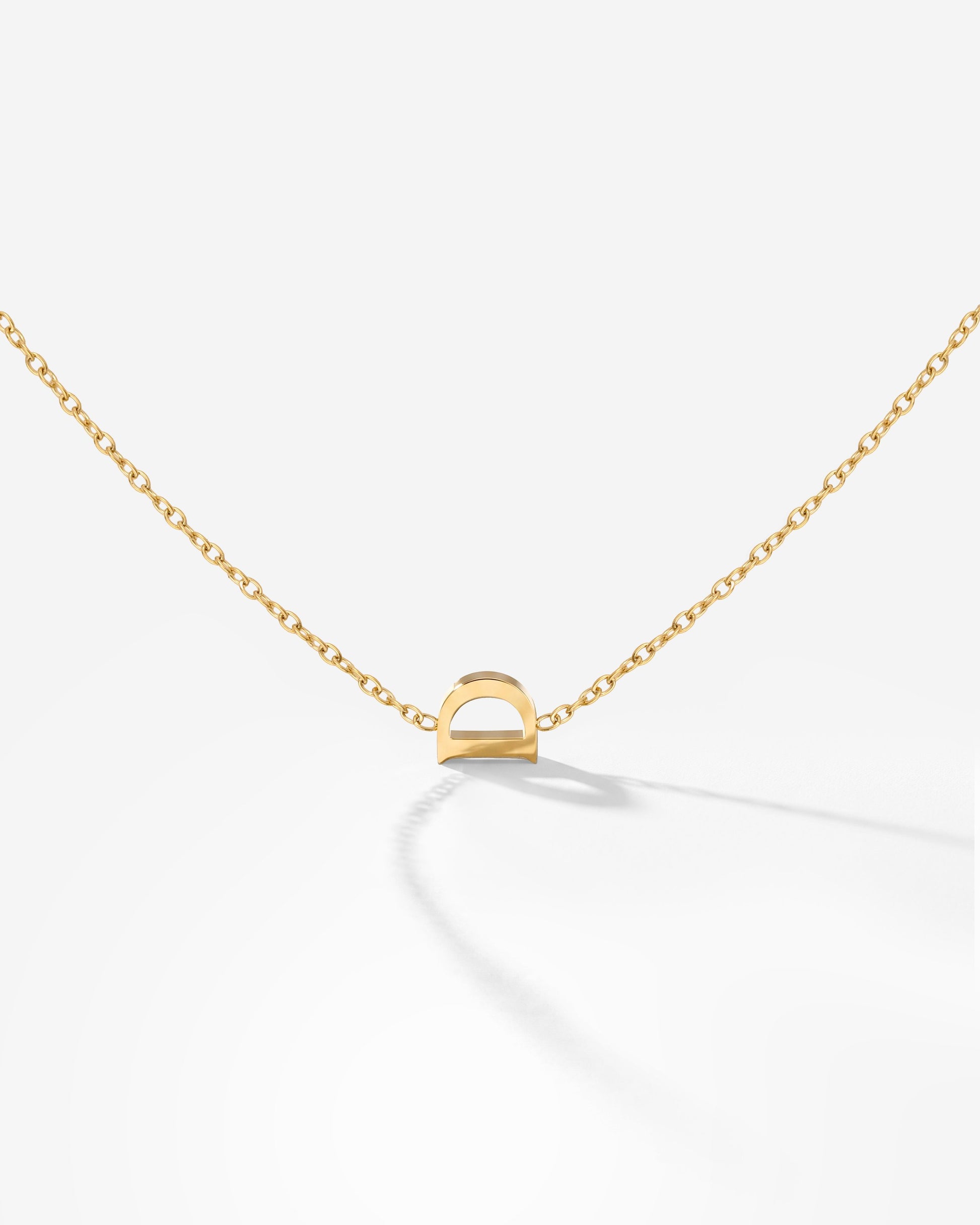 Tiny Letter Necklace