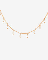 Annes Authentic Pearl Choker Rose Gold