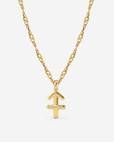 Sagittarius Bubble Necklace gold