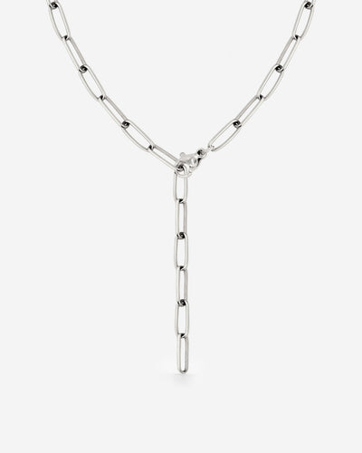 Honey Y-Necklace Silver