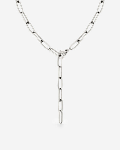 Honey Y-Necklace Silver