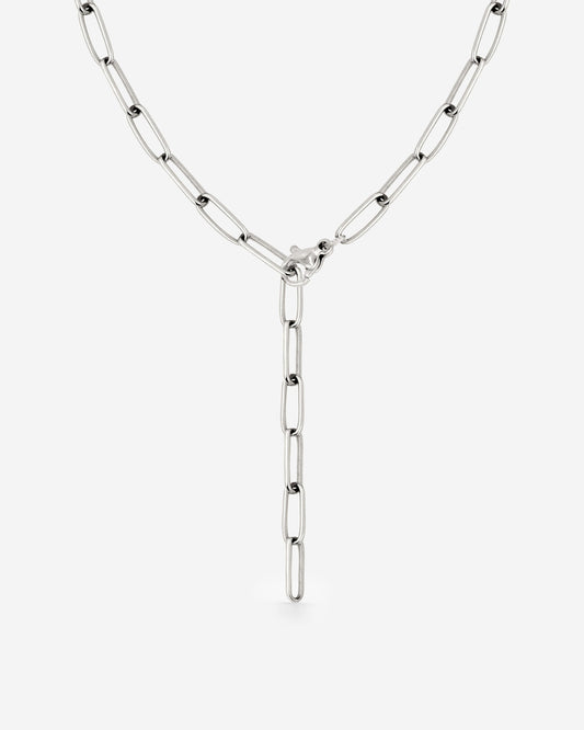 Honey Y-Necklace Silver