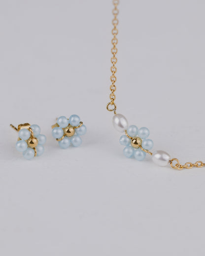 Forever Blue Daisy Bundle Silver
