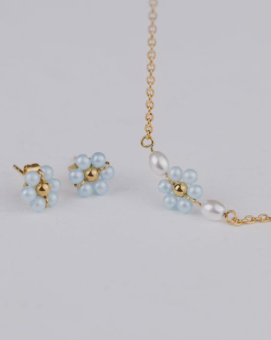 Forever Blue Daisy Bundle Silver