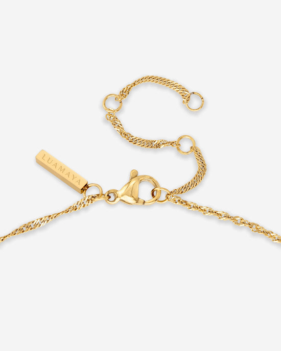 Lustrous Pendant Necklace gold