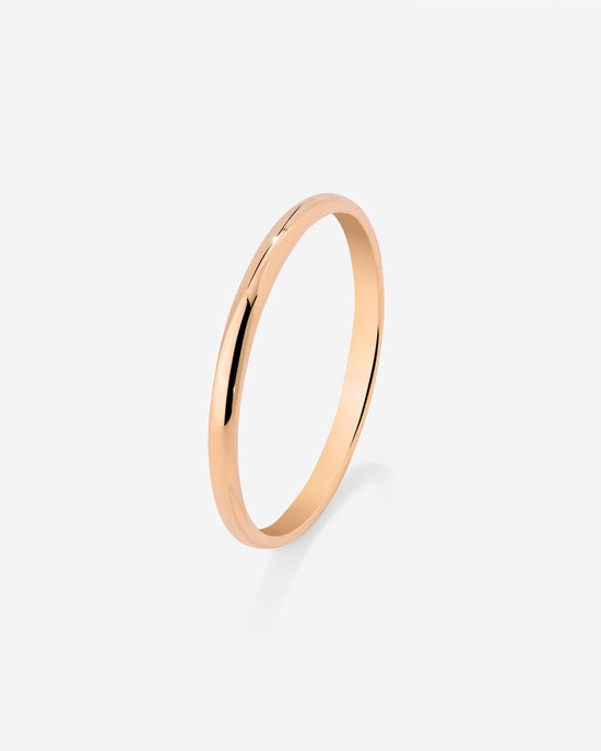 Fine Line Ring Rose Gold