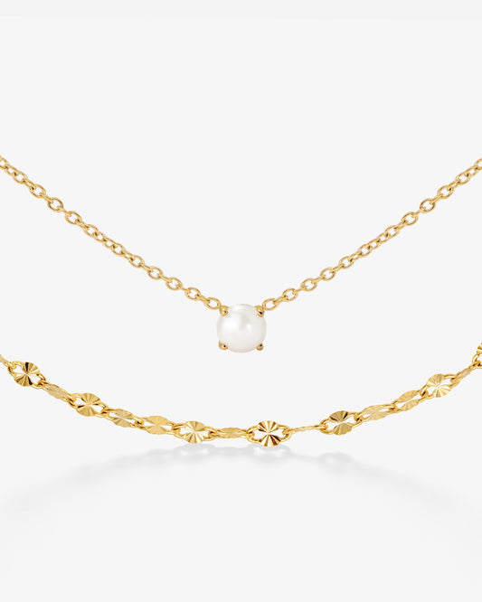 Delicate Pearl Bundle Gold