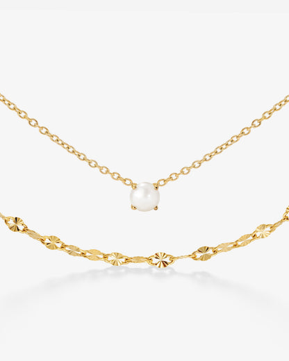 Delicate Pearl Bundle gold