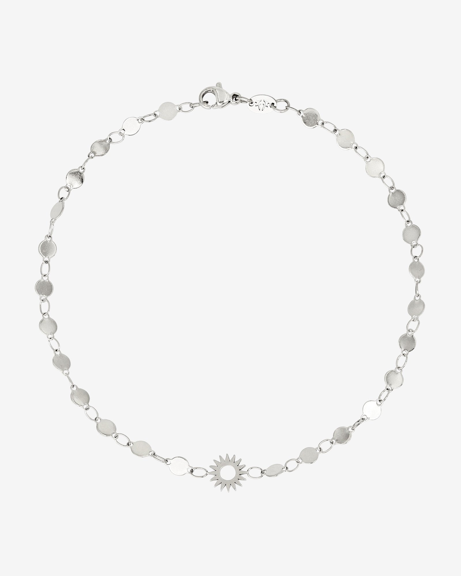 Sunny Side Up Anklet Silver