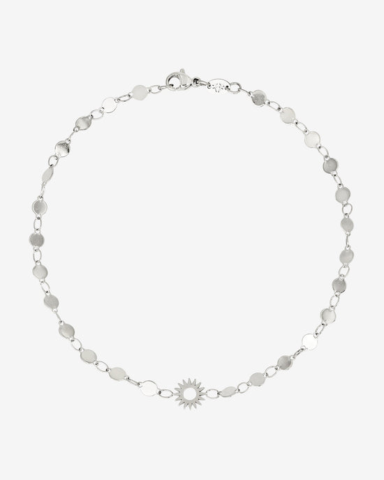 Sunny Side Up Anklet Silver