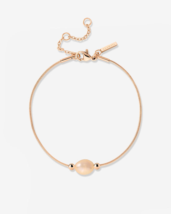 Blush Pearl Bracelet Rose Gold